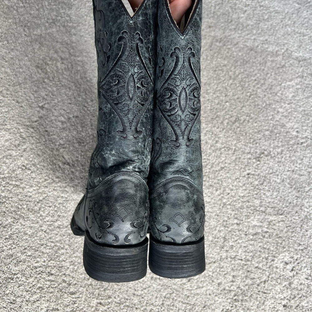 Corral Circle G Women’s Size 8 Filigree Leather Snip Toe Western Cowboy Boots - Picture 4 of 7